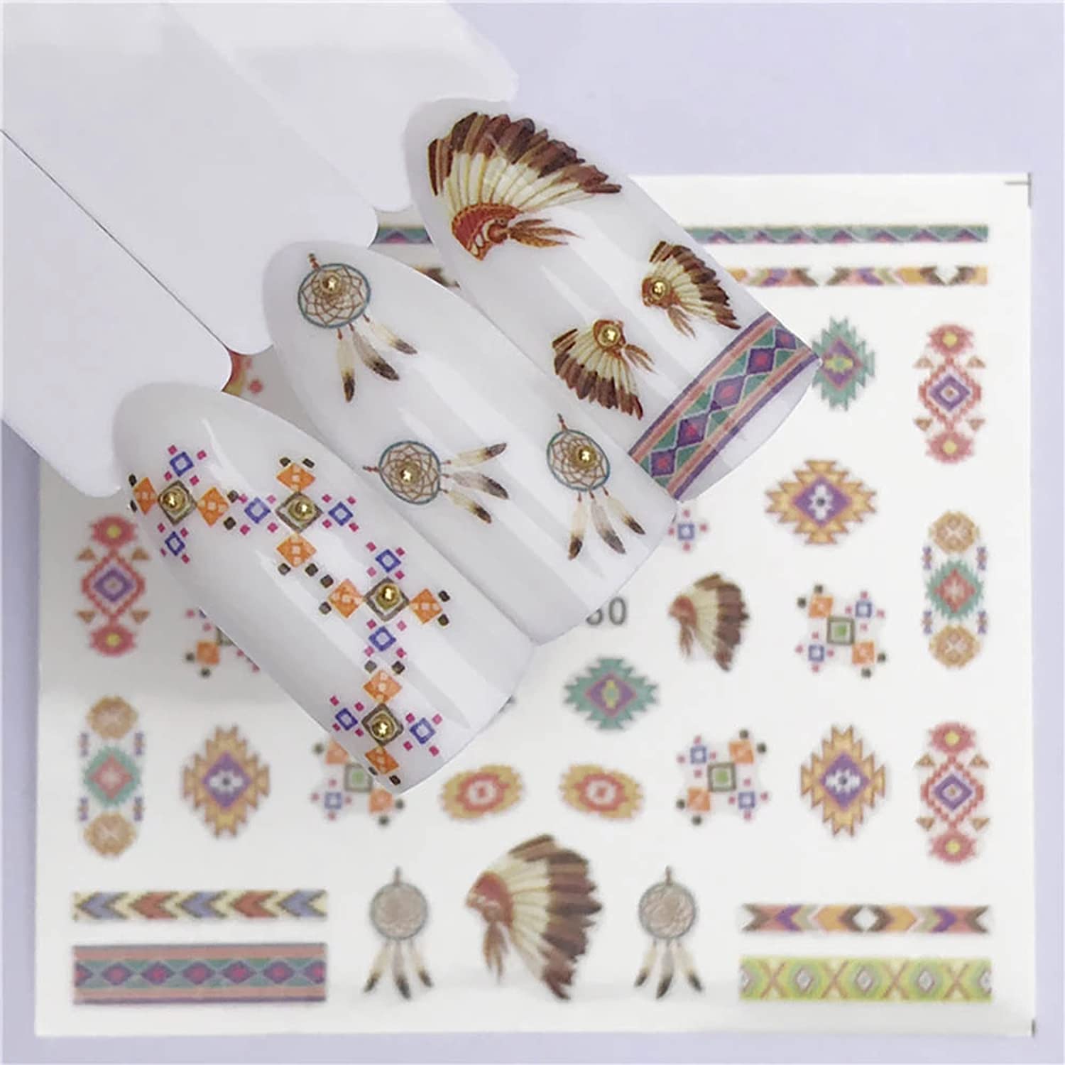 Flower & Butterfly Water Transfer Nail Art Stickers - DIY Colorful Nail Decals for Manicure & Nail Design - 6 Sheets (2 Pack) - Perfect for Home Nail Art, Salon Use & Gift Giving