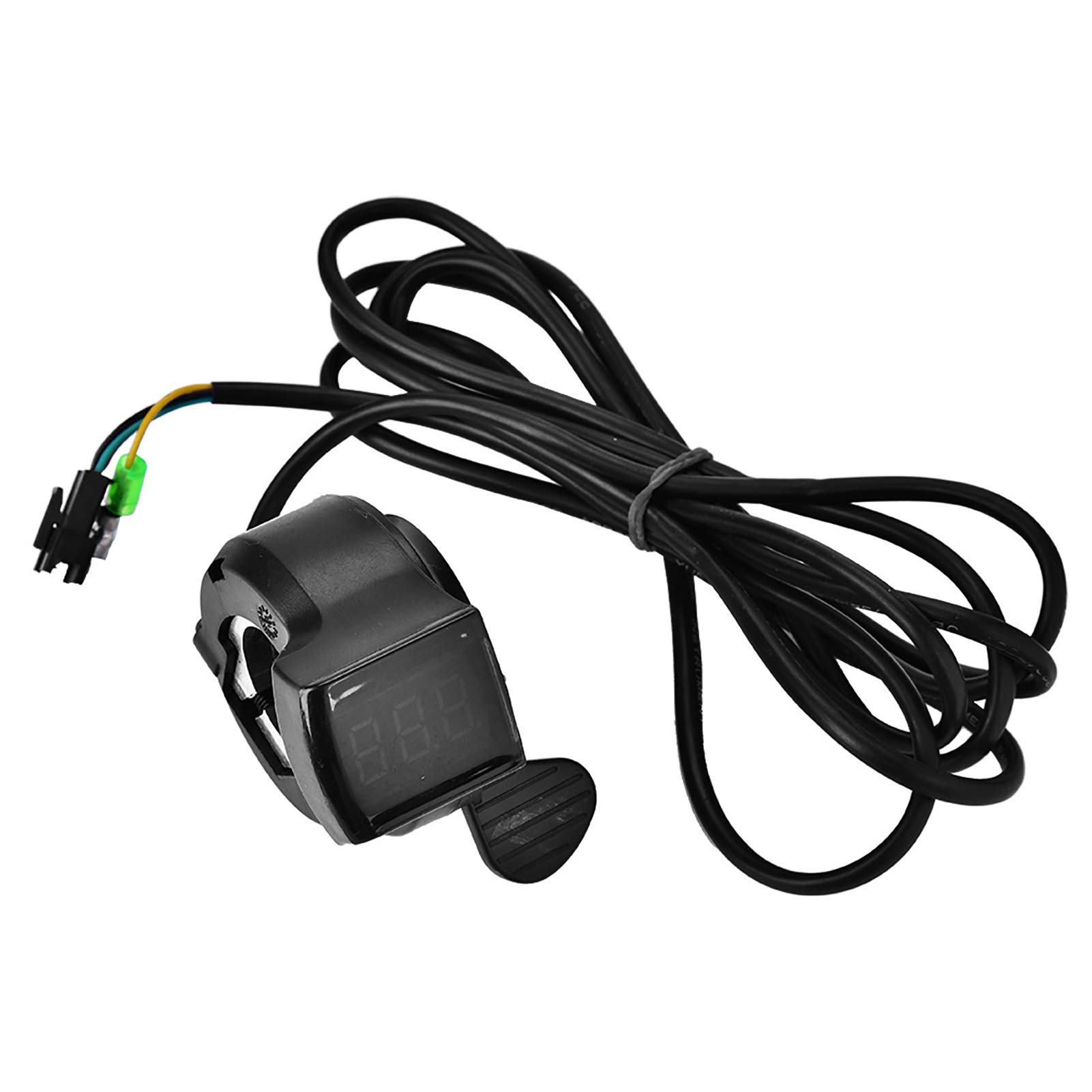 Maxmartt Thumb Throttle Speed Controller for Electric Scooters & Bikes - 12V-99V LCD Battery Voltage Display - Perfect for Commuting, Off-Roading & Urban Travel