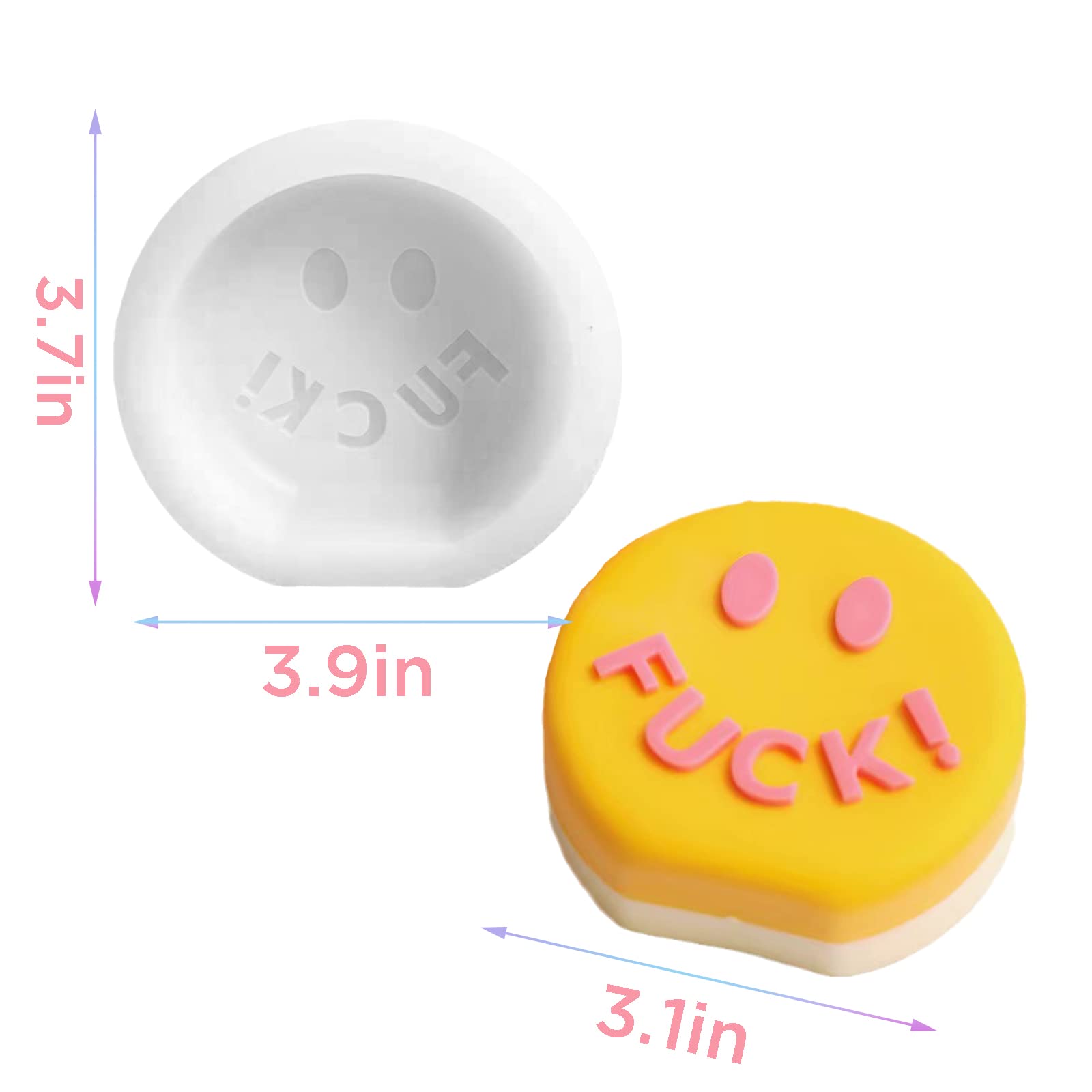 Circular Alphabet Letter Silicone Candle Molds - DIY Epoxy Resin Molds for Clay, Jewelry, Plaster Carving - Perfect for Aromatherapy Candles, Pendants & Unique White Elephant Gifts (Set of 26 Letters) - Great for Home Decor, Craft Projects & Holiday Gift Making