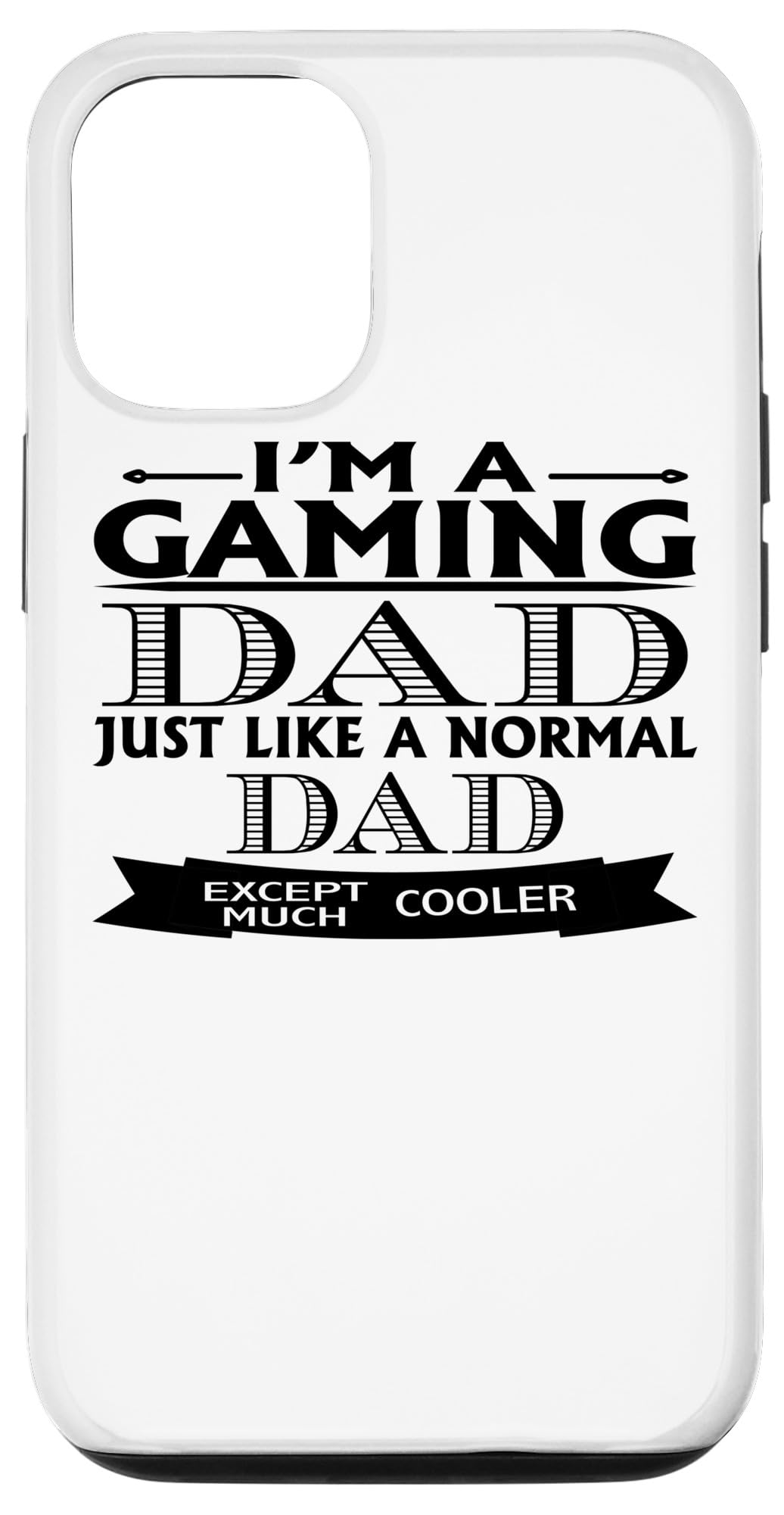 iPhone 12/12 Pro Gaming Dad Case - Cool Protective Cover for iPhone 12 & 12 Pro - Perfect for Gaming Enthusiasts & Tech-Savvy Dads