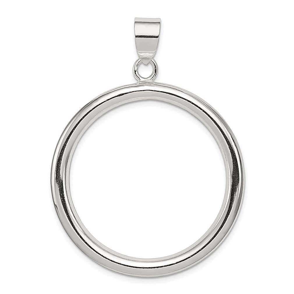 925 Sterling Silver Circle Pendant Necklace for Women - Elegant Minimalist Jewelry Gift for Her - Perfect for Everyday Wear, Date Nights & Special Occasions