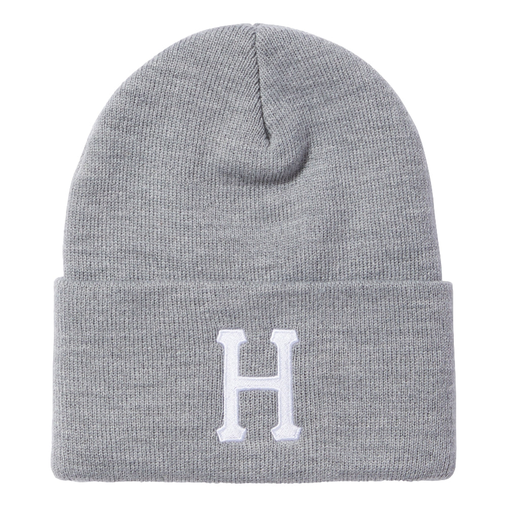 HUF Forever Beanie Grey - Warm Winter Knit Hat for Men & Women - Perfect for Skiing, Snowboarding & Outdoor Activities
