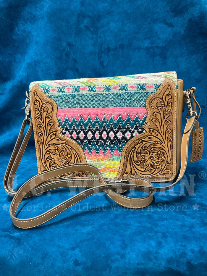 Nocona Women's Felicity Crossbody Purse - Multi-Colored Leather Handbag for Everyday Use, Travel & Shopping