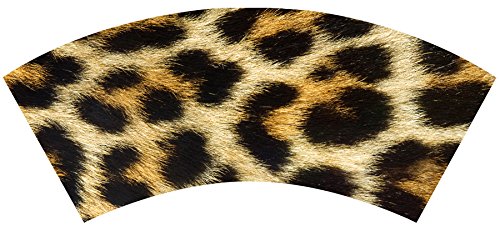 12-Oz Insulated Lowball Tumbler with Removable Leopard Print Wetsuit Cover - Perfect for Coffee, Cocktails & Cold Drinks at Home, Office or Outdoor Parties