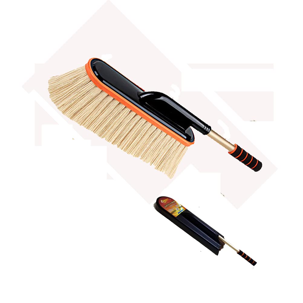 Scratch-Free Car Duster for Cars, Trucks, RVs & Motorcycles | Large Wax Cotton Mop Head | Gentle Cleaning & Waxing | Perfect for Auto Detailing, Dust Removal & Vehicle Maintenance