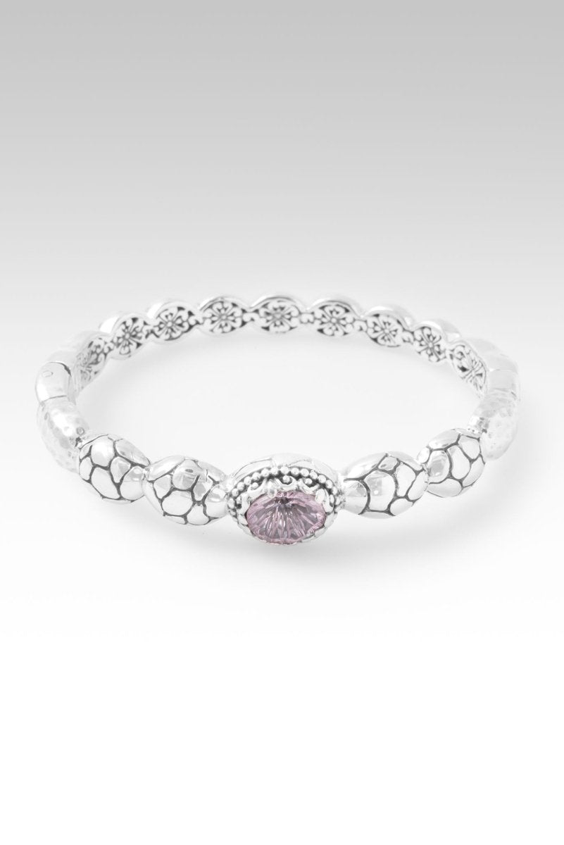 Keep Dreaming Bangle™ - Pink Cashmere™ Mystic Quartz Bracelet for Women | Elegant Crystal Jewelry Gift for Birthday, Anniversary & Special Occasions