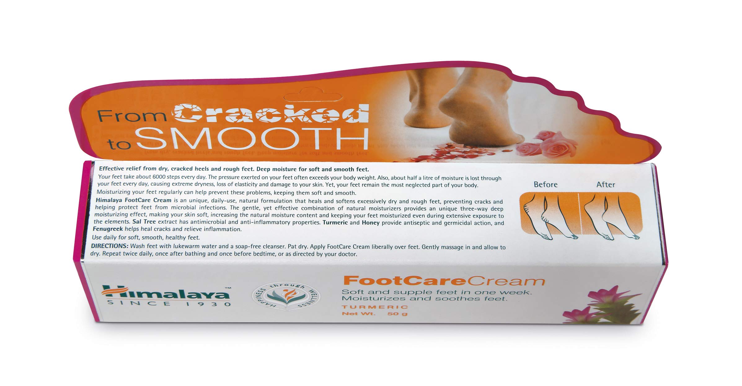 Himalaya Wellness Foot Care Cream for Dry & Cracked Feet - 50gm | Himalaya Herbals Cocoa Butter Intensive Body Lotion for Deep Moisturizing - 400ml | Perfect for Daily Skincare Routine & Winter Care