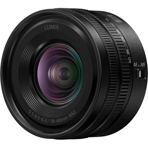 Panasonic LUMIX S 18-40mm f/4.5-6.3 Lens for Full Frame Mirrorless Cameras - Perfect for Travel, Landscape & Portrait Photography