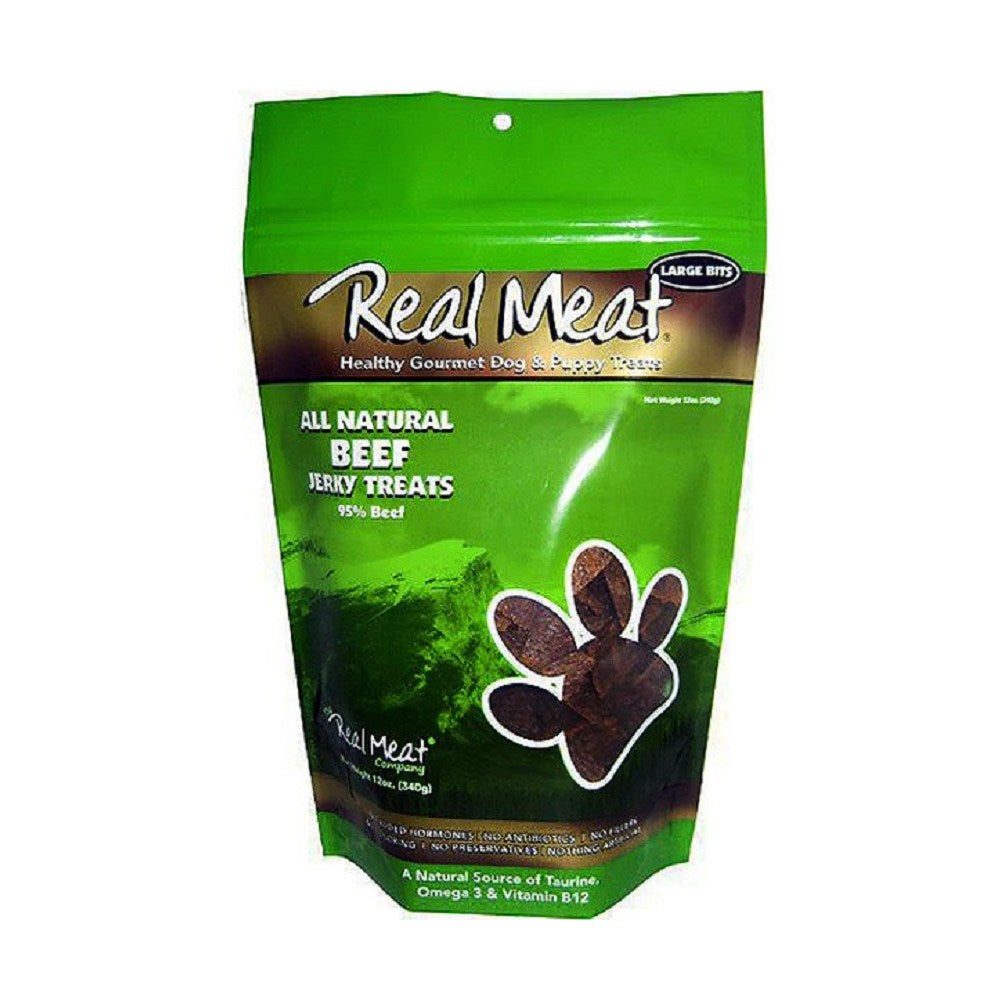 Premium All-Natural Beef Jerky Dog Treats - High Protein, Grain-Free & Healthy Snacks for Dogs - Perfect for Training, Rewards & Outdoor Adventures
