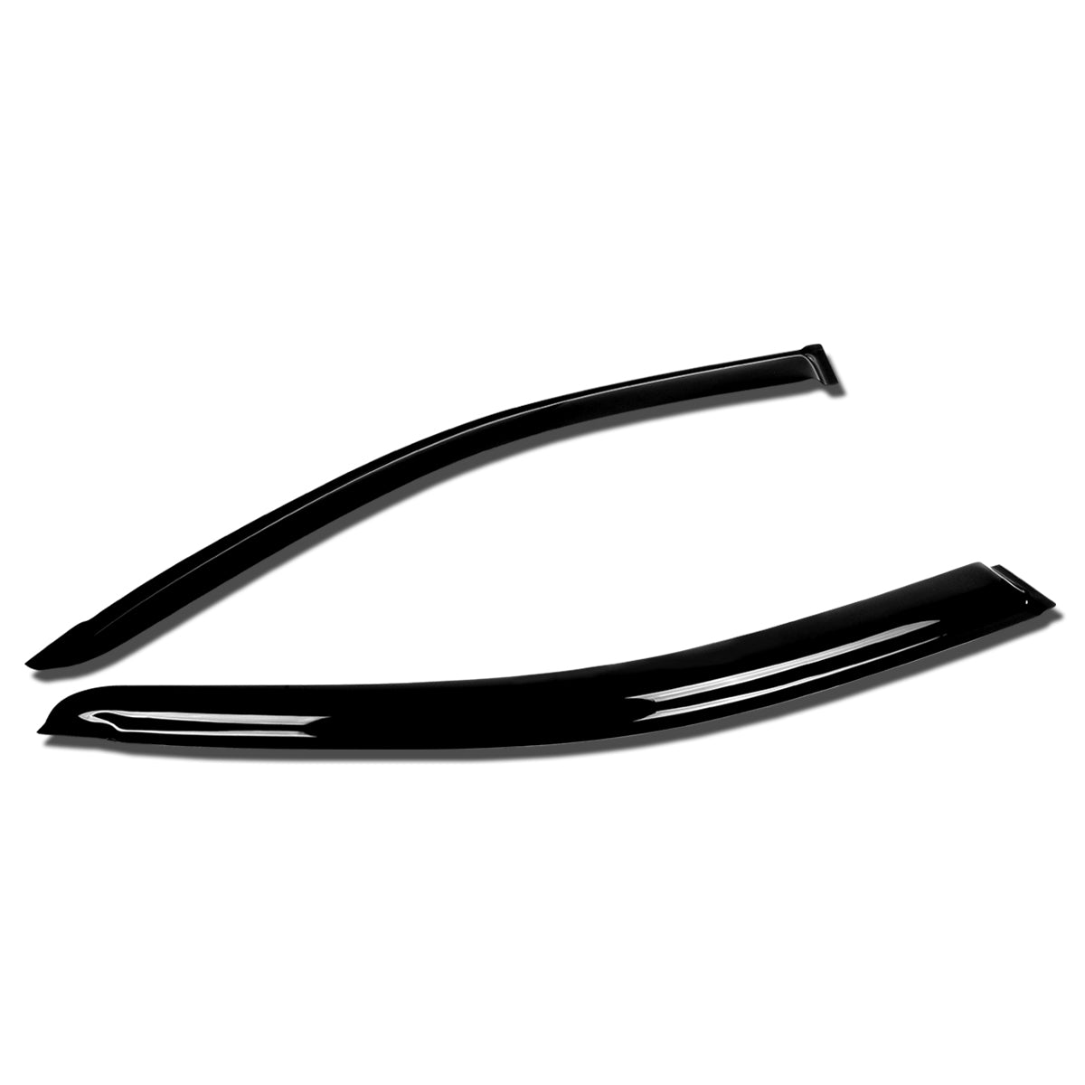 08-16 Dodge Grand Caravan & Chrysler Town & Country Front Window Deflectors - Smoke Tinted Rain Guards for Weather Protection - Perfect for Rainy Days and Road Trips