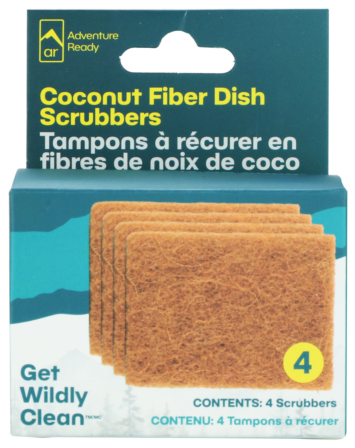 Adventure Ready Coco Scrub 4 - Natural Exfoliating Body Scrub for Outdoor Enthusiasts | Perfect for Camping, Hiking & Travel Skincare