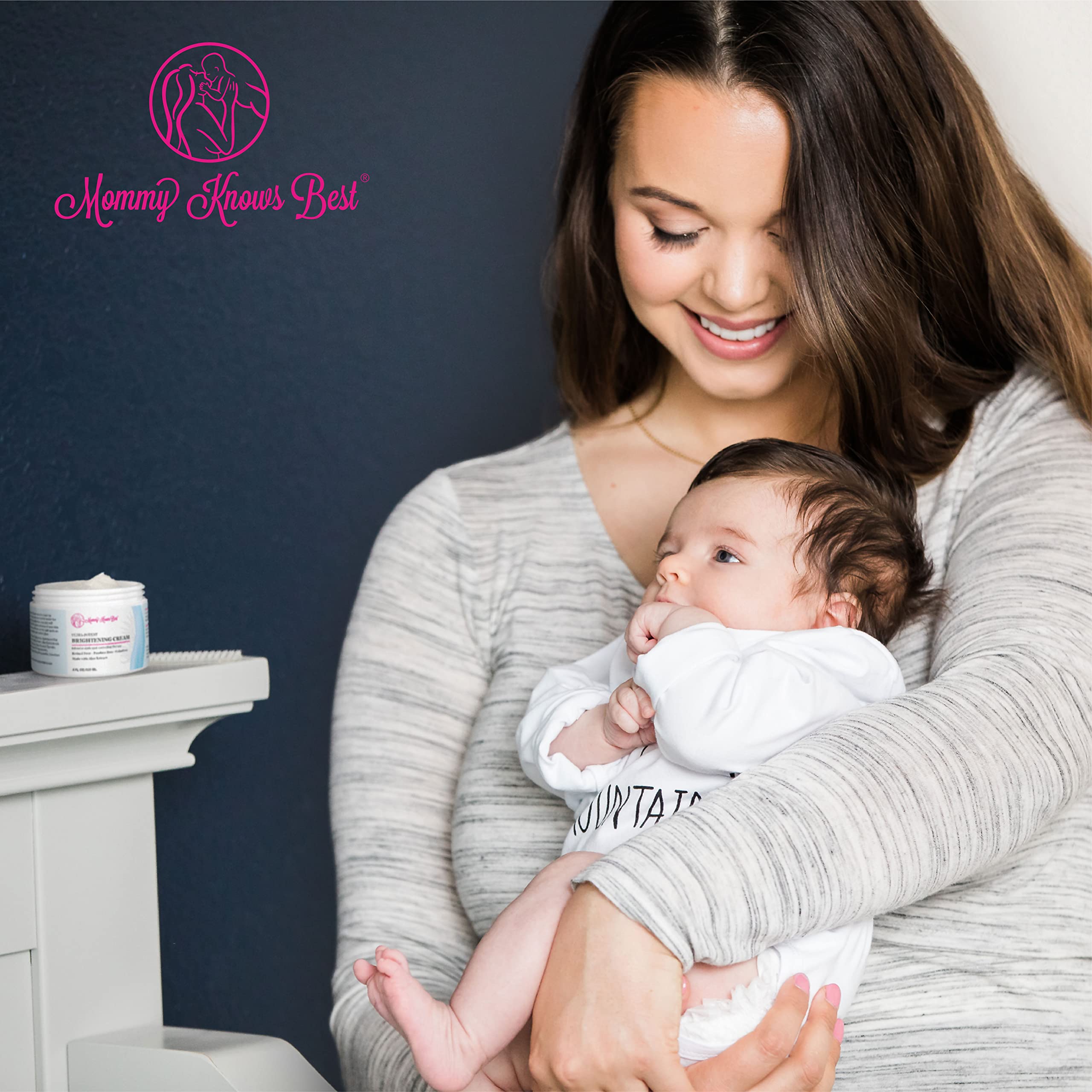 Mommy Knows Best Brightening Skin Cream for Face & Body - Dark Spot Corrector, Underarm & Facial Moisturizer for Radiant Glow | Perfect for Daily Skincare & Nighttime Routine