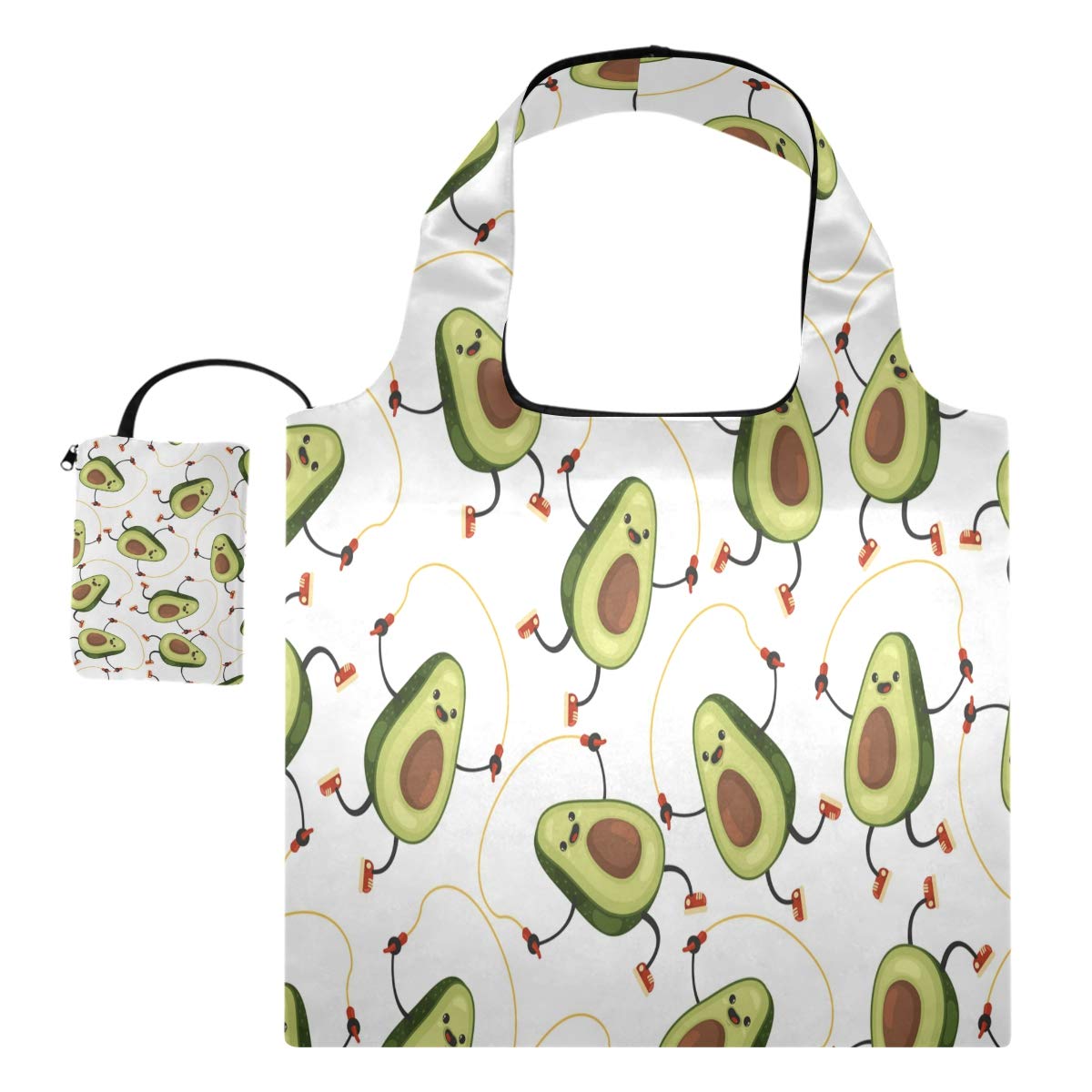 Blueangle Foldable Reusable Grocery Bags - Large Eco-Friendly Shopping Tote with Pouch, Ripstop Fabric, Washable & Durable for Groceries, Beach, Travel & Daily Use