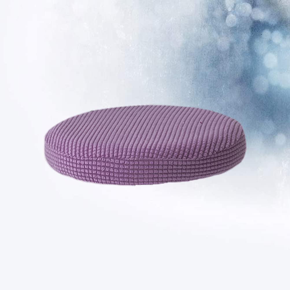 Wakauto Elastic Round Stool Cover - Universal Fit for Vanity Chairs, Bar Stools, Counter Chairs & Moon Chairs - Soft Protective Cushion Case for Home, Salon, and Restaurant Use
