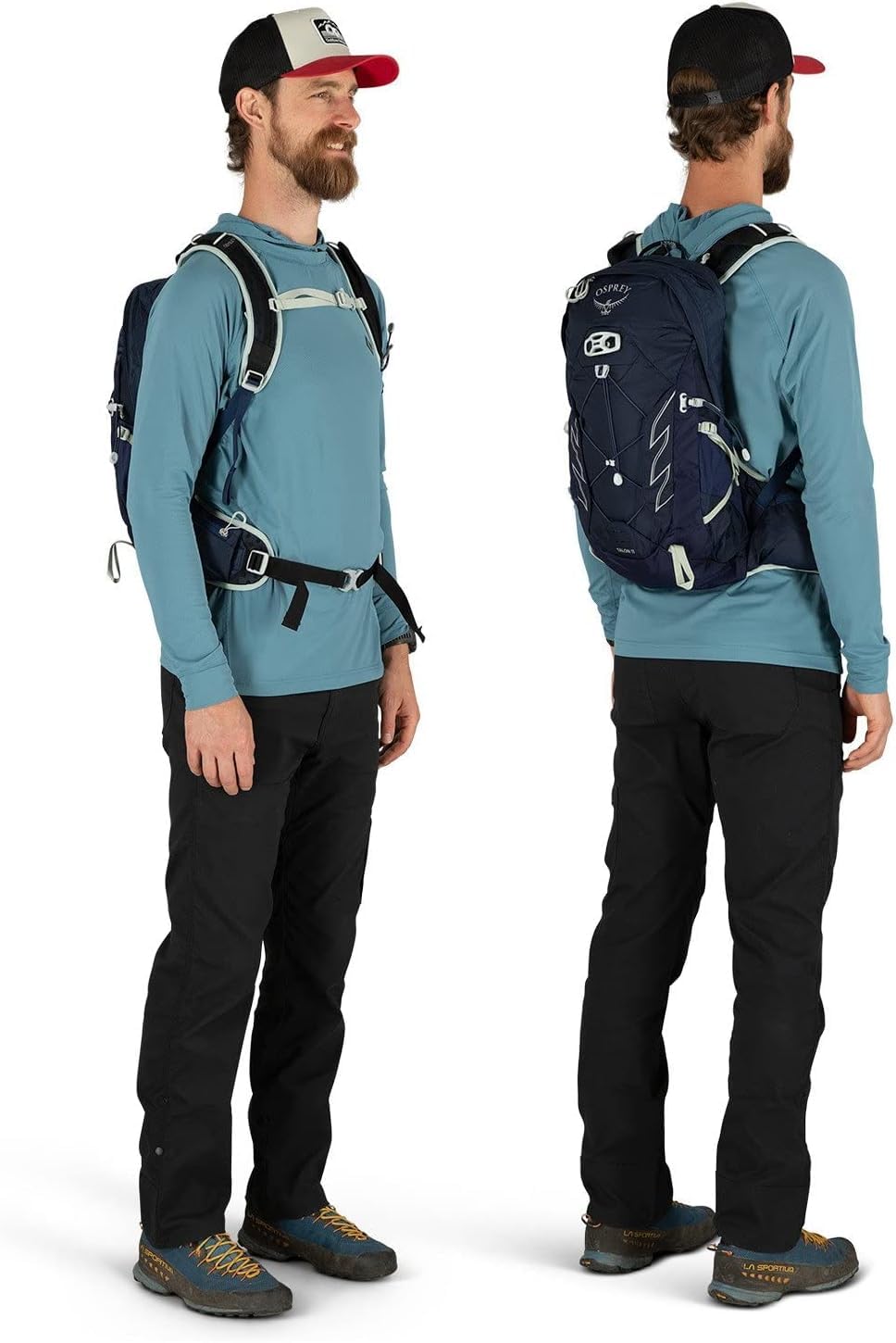 Osprey Talon 11 Men's Lightweight Hiking Backpack - Compact Daypack for Outdoor Adventures, Camping & Travel | Durable & Comfortable Design