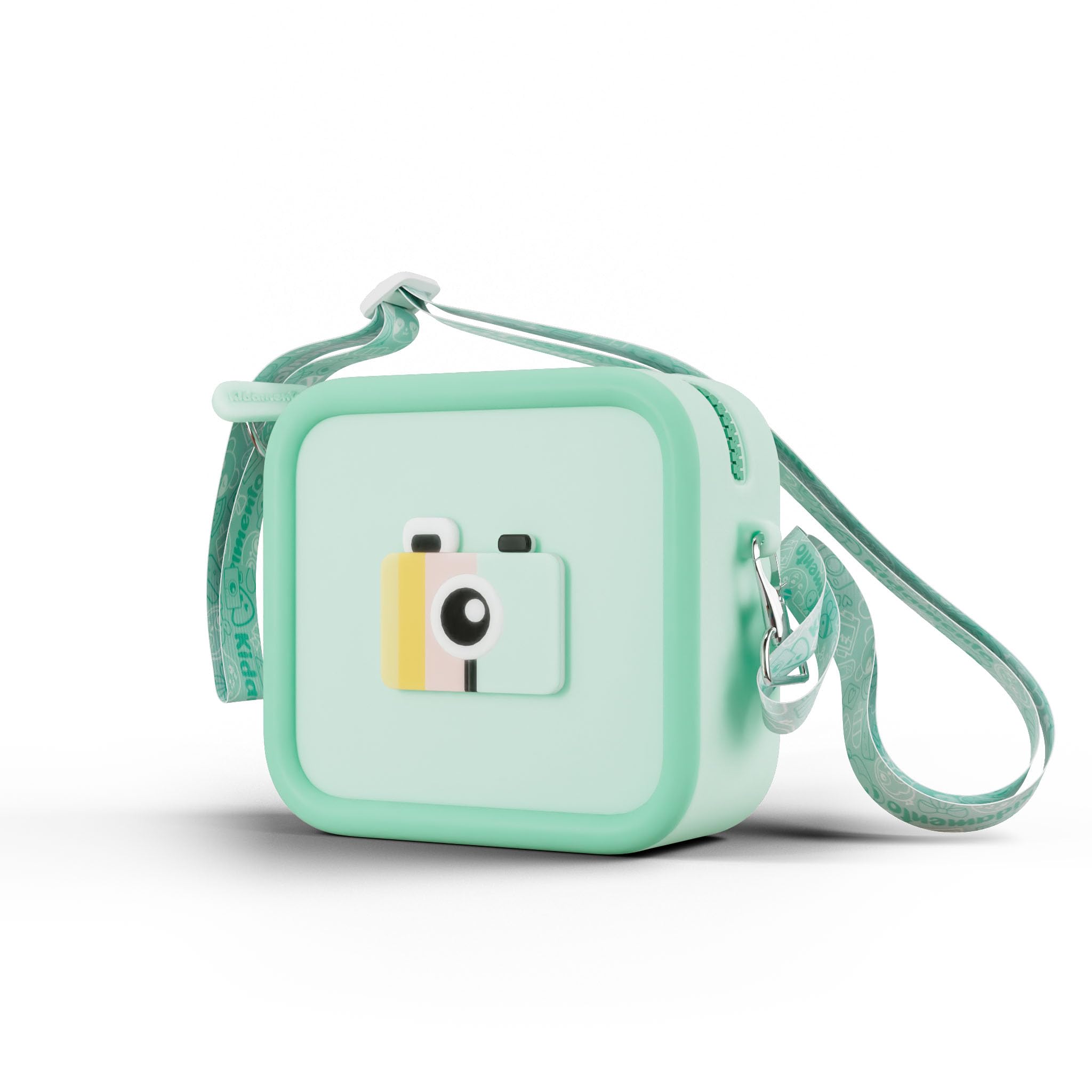 Kidamento K Meowie The Cat Digital Camera for Kids with Silicone Case - Green Children's Camera Bundle - Perfect for Birthday Gifts, Travel & Outdoor Adventures