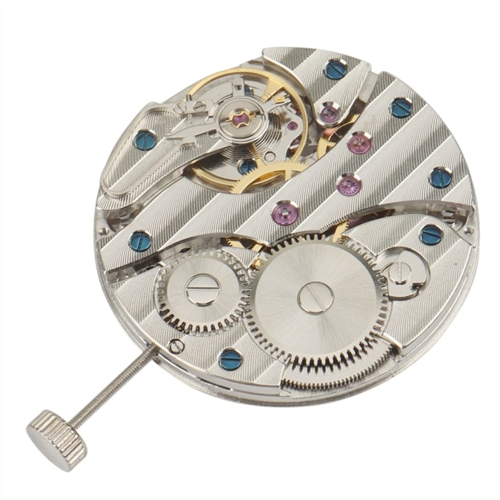 Professional 6497 ST36 Watch Movement Tool Kit - 44mm Stainless Steel Case for 6497/6498 ST3600 Mechanical Hand-Winding Watches | Watch Repair Tools & Accessories (Silver) | Perfect for Watchmakers & DIY Enthusiasts