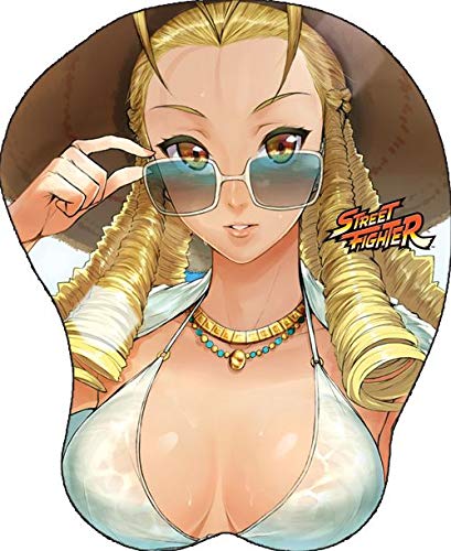 Street Fighter Anime Gaming Mouse Pad - Karin Kanzuki Design for PC & Laptop - Perfect for Gamers, Office & Home Use