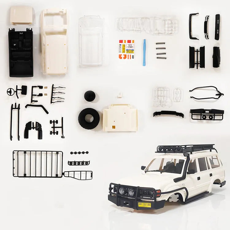 WPL C54 1/10 Scale RC Truck Body Shell - Off-Road Crawler Chassis for Rock Climbing & Trail Driving | Competition Ready Upgrade Kit for RC Car Enthusiasts | Perfect for Backyard Crawling & RC Racing Events