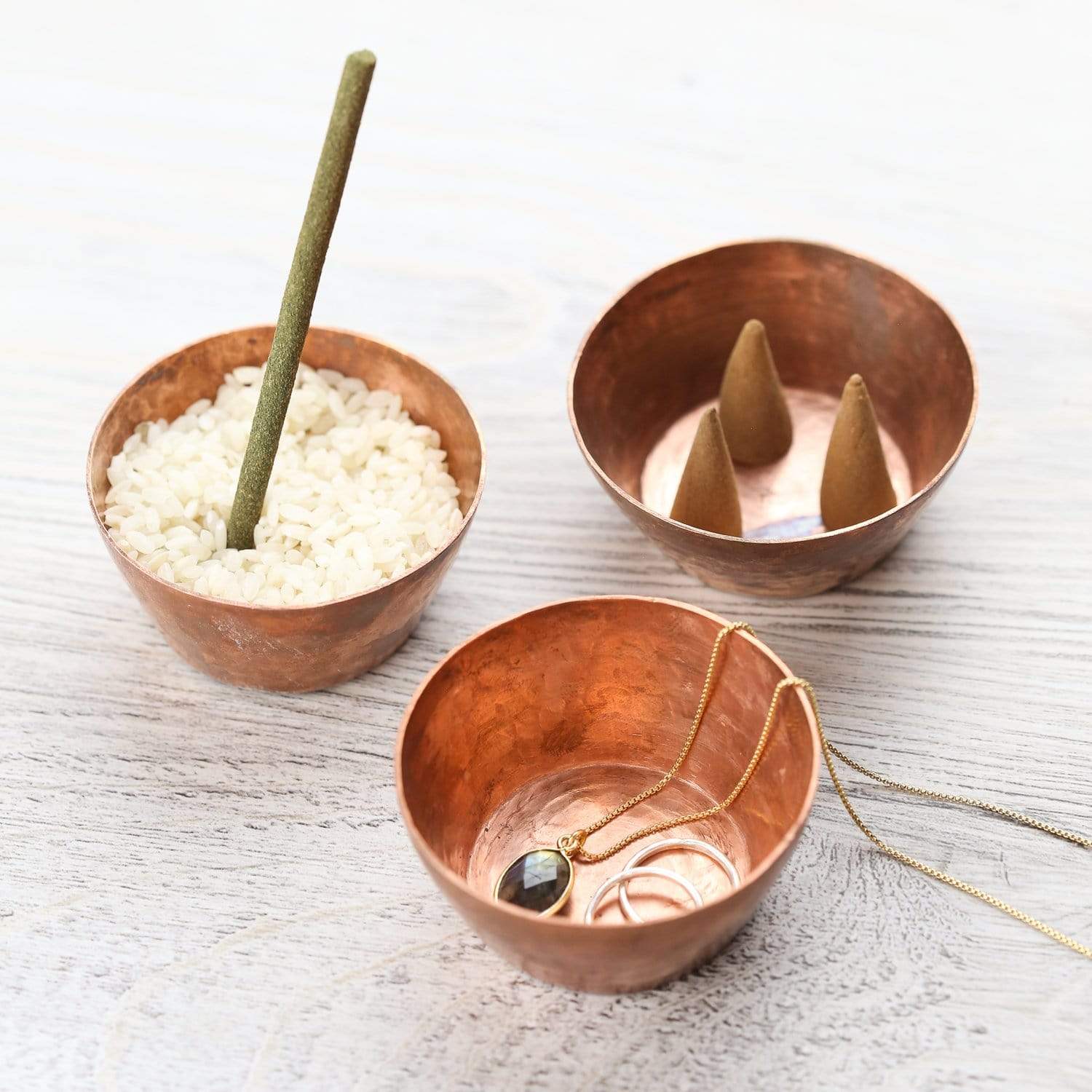 Hand Hammered Pure Copper Bowl - Handcrafted Artisan Kitchenware for Serving, Decor & Gift Ideas | Perfect for Salads, Fruits, Snacks & Home Decor