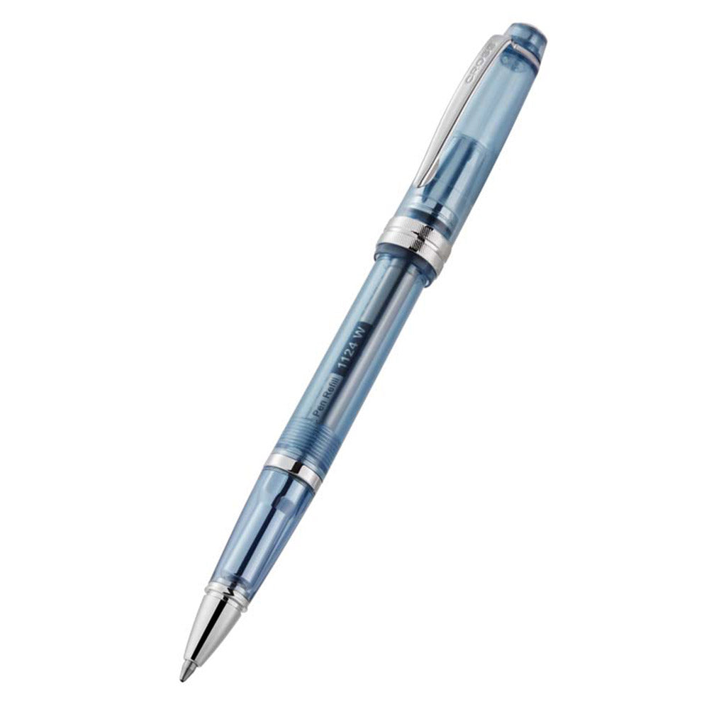 Cross Bailey Light Translucent Blue Resin Ballpoint Pen - Premium Writing Instrument for Office, School & Gift Giving - Smooth Ink Flow for Everyday Use