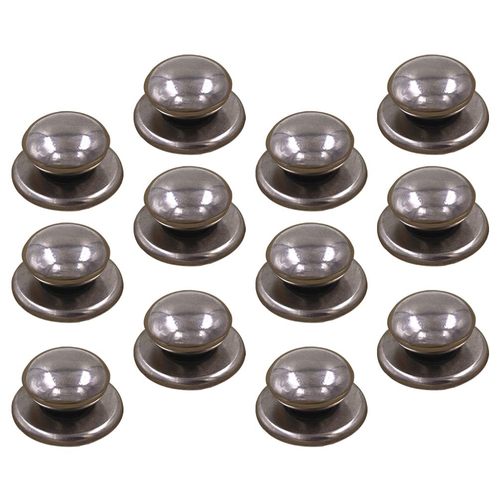 Cabilock 12-Piece Cast Iron Pot Lid Knob Set - Heat Resistant Cookware Lid Handle Replacement for Kitchen Pots & Pans - Durable Home Kitchen Accessories for Stovetop Cooking, Baking, and Food Preparation