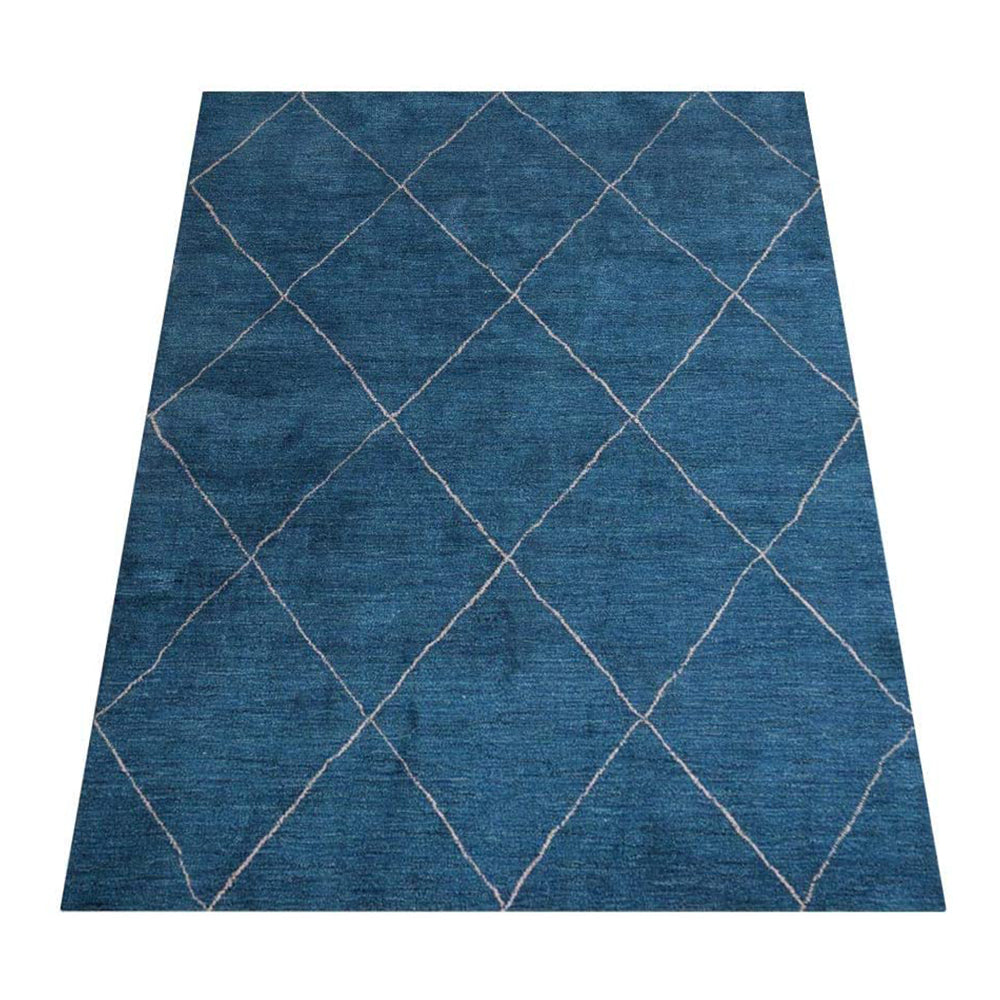 Handmade Hexa Hand Knotted Rug - Premium Wool Area Rug for Living Room, Bedroom, Dining Room - Soft & Durable Home Decor