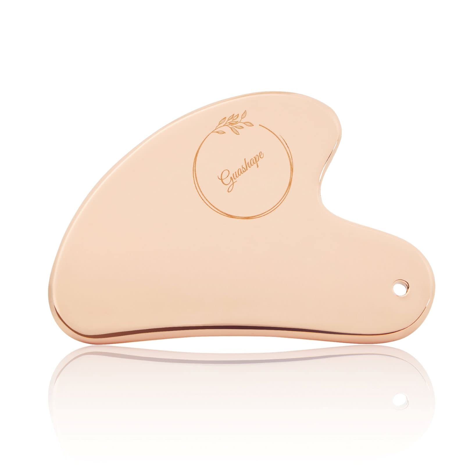 Premium Gua Sha Facial Tools Set - Stainless Steel (Rose Gold) & Rose Quartz Stone for Skin Care, Lymphatic Drainage & Anti-Aging - Perfect for Home Spa, Self-Care Routine & Gift Giving