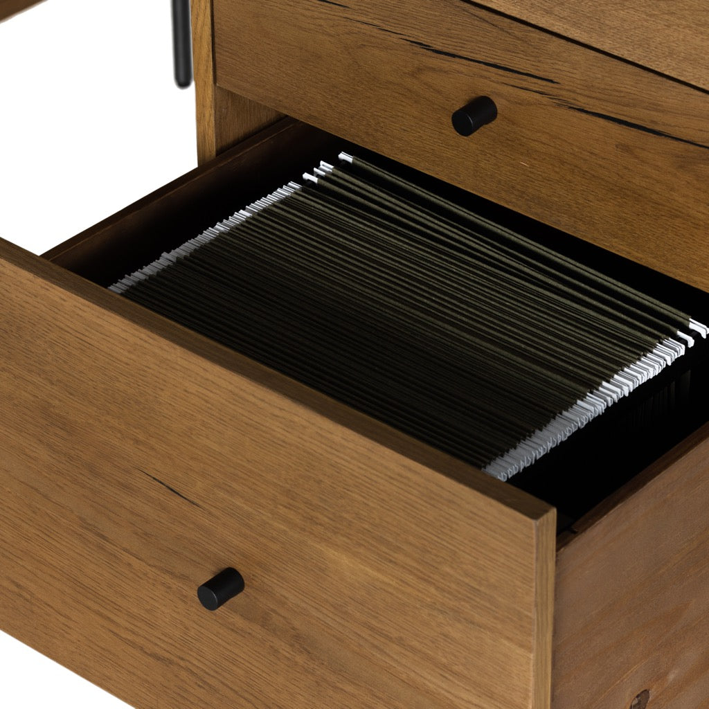Eaton Executive Desk - Amber Oak Resin Office Desk with Durable Wood Finish | Perfect for Home Office, Corporate Workspace & Study Room