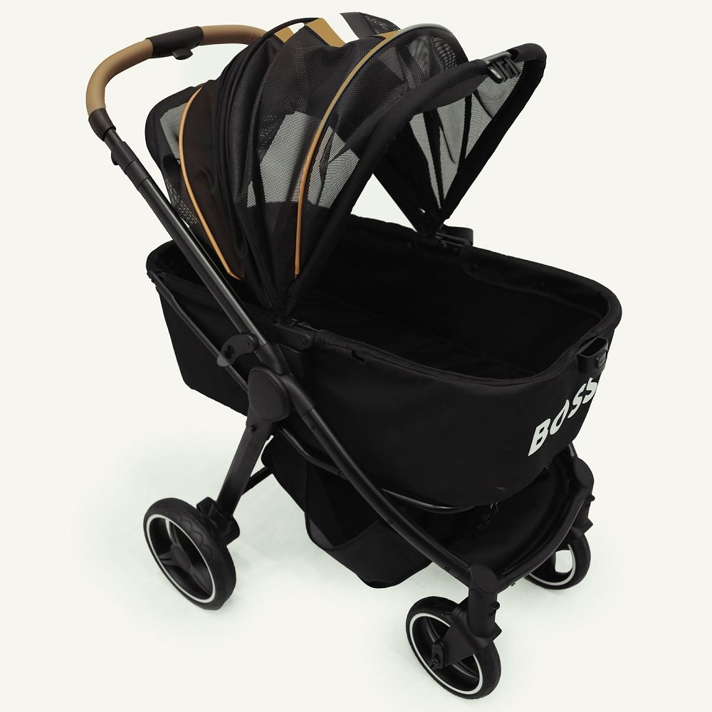 Premium Adventure Pet Stroller for Small Dogs & Cats - Lightweight, Foldable Design for Outdoor Walks, Travel & Vet Visits - Ideal for Senior Pets & Post-Surgery Recovery