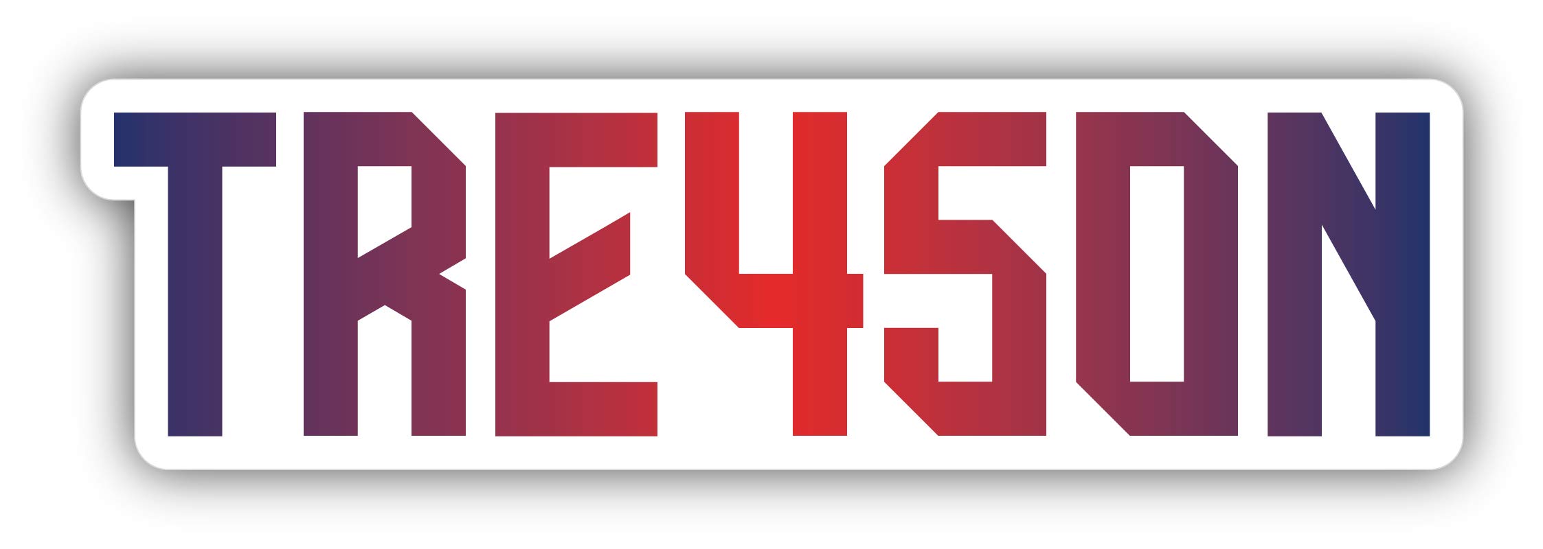Tre45on Vinyl Sticker Decal - Waterproof & Durable Decorative Stickers for Laptops, Cars, Tumblers & DIY Crafts - Perfect for Personalizing Devices, Gifts & Home Decor