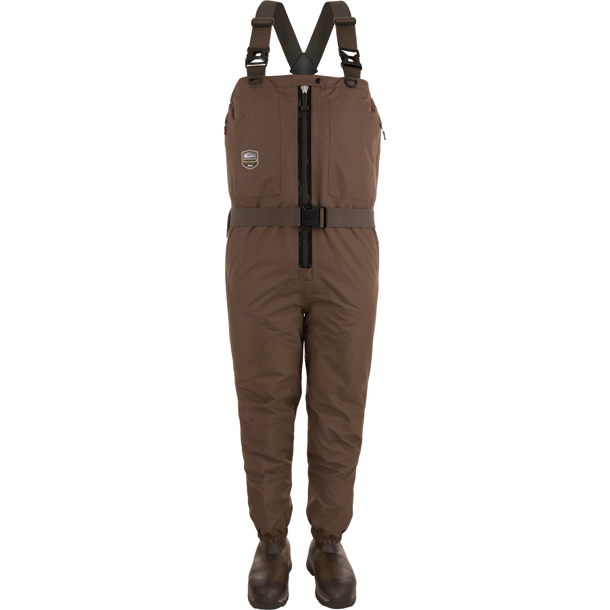 Insulated Guardian Elite HND Front Zip Wader - Waterproof Fishing Waders for Men - Brown Camo - Perfect for Fly Fishing, Hunting & Outdoor Adventures