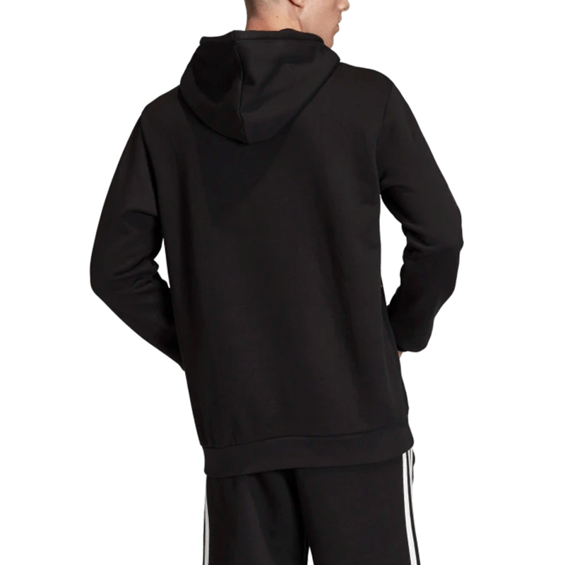 FM9956 Trefoil Essentials Men's Hoodie - Soft Cotton Pullover Sweatshirt for Casual Wear & Street Style | Perfect for Gym, Lounge & Outdoor Activities