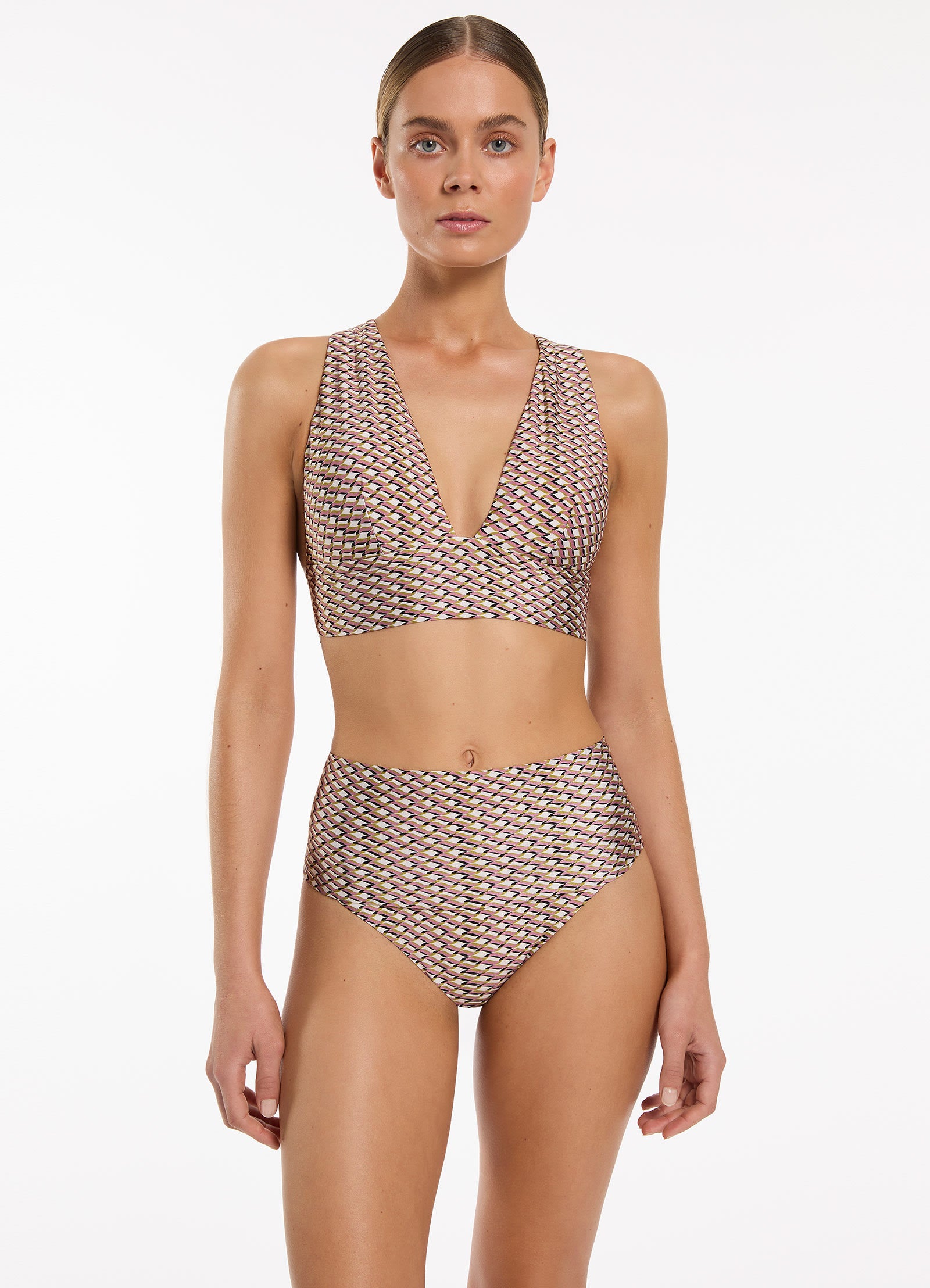 Infinity Soft Tie Back Triangle Bikini Top - Women's Adjustable Swimwear for Beach & Pool - Perfect for Summer Vacation and Water Sports