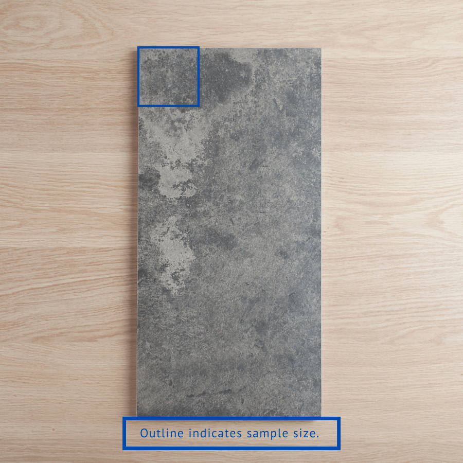 Windsor Matte Charcoal Concrete Look Sample - Premium Textured Wall Tile for Modern Home & Office Decor | Perfect for Kitchen Backsplash, Bathroom, and Living Room Accent Walls