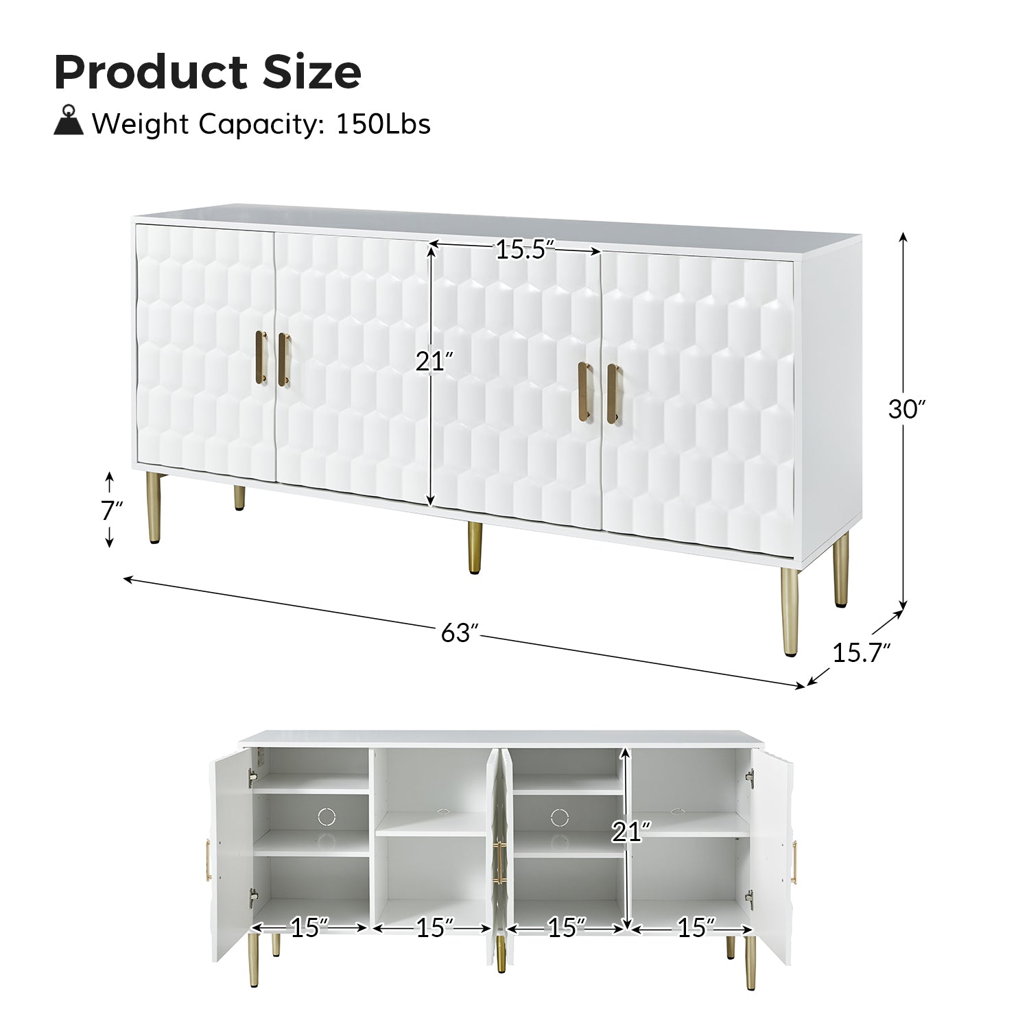 Modern Hexagonal Door Bruno 63