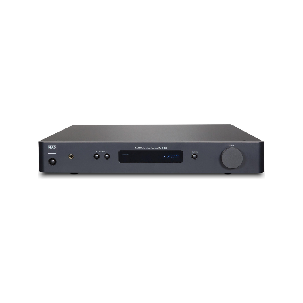 NAD C 338 Stereo Integrated Amplifier - High Fidelity Audio System for Home Theater & Music Listening | Perfect for Audiophiles & Hi-Fi Enthusiasts