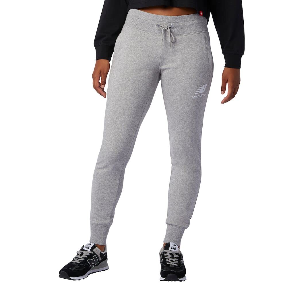 New Balance Women's NB Essentials French Terry Sweatpants - Comfortable Lounge Pants for Yoga, Running & Casual Wear