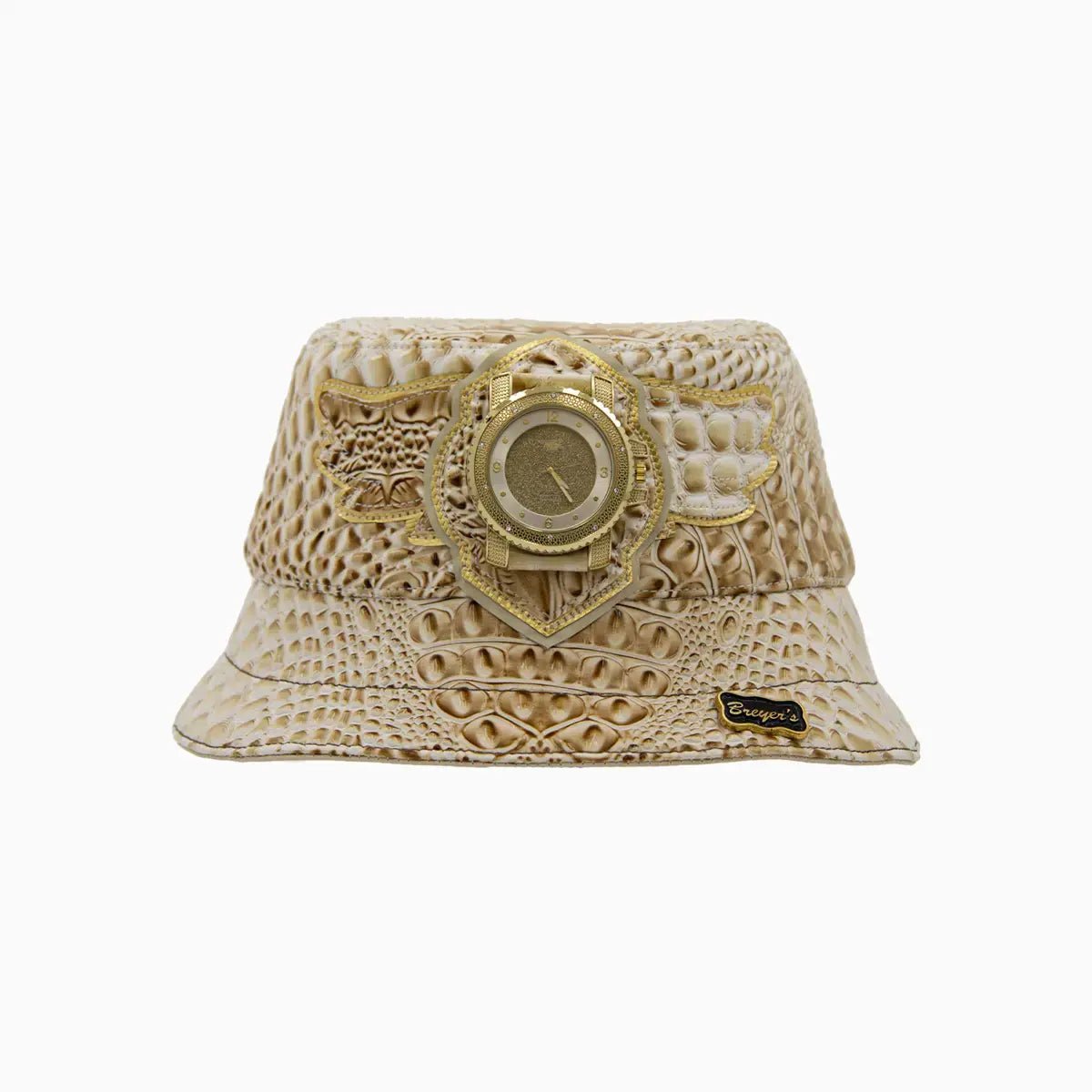 Breyer's Genuine Leather Bucket Hat with Adjustable Strap - Stylish & Durable Unisex Sun Hat for Outdoor Activities, Beach, Hiking, and Casual Wear