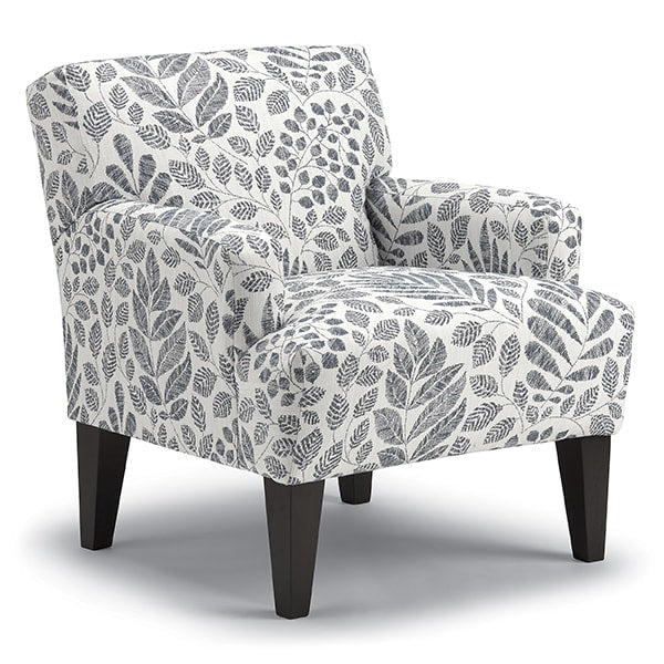 Randi Club Chair - Modern Accent Chair for Living Room, Bedroom & Office - Stylish Upholstered Lounge Chair with Sturdy Wooden Legs - Perfect for Relaxing, Reading & Decorating