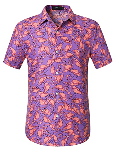 Purple Orange Flamingo