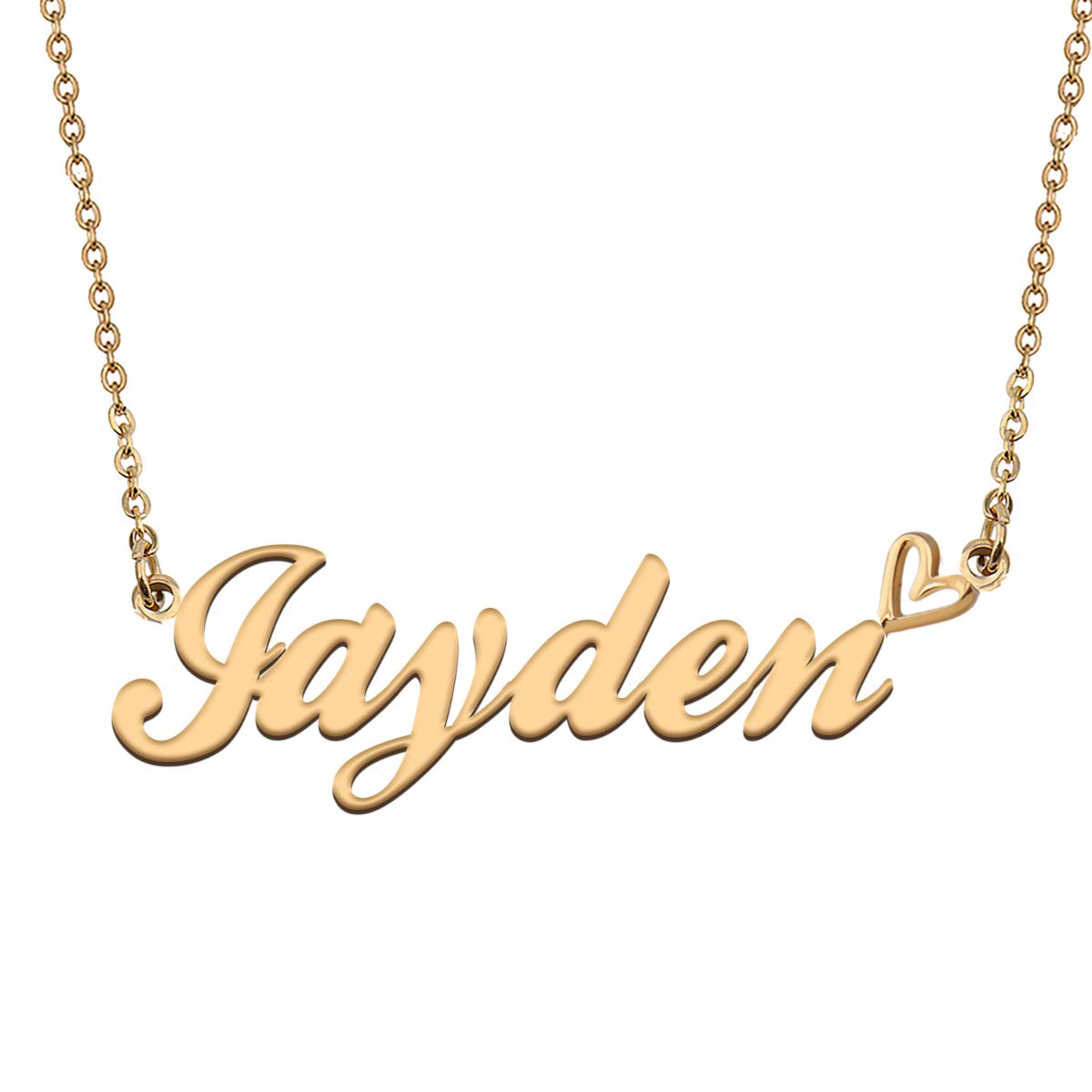 Personalized Name Necklace for Women - Gold Custom Heart Choker with Dancing Wolf Design | Elegant Jewelry Gift for Her | Perfect for Anniversaries, Birthdays & Special Occasions