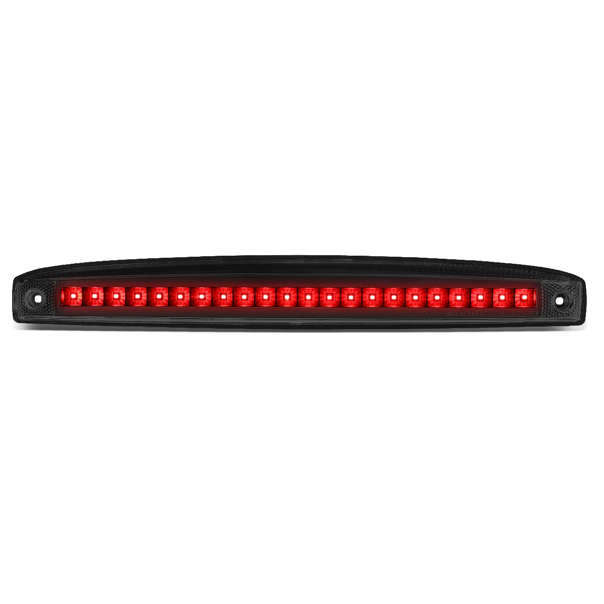 DNA Motoring TGL-DRAM03-LED-BK-SM-L Sequential LED Tailgate Light Bar - Smoked Lens Third Brake Lamp for Trucks & SUVs | Enhances Visibility & Safety During Night Driving
