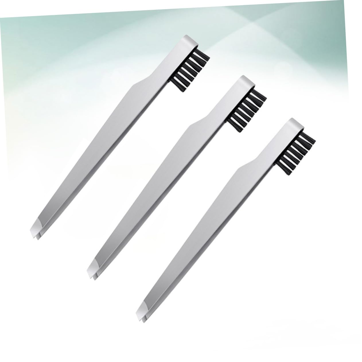 Stainless Steel Eyebrow Tweezers Set - 3pcs for Women, Precise & Portable - Perfect for Travel & Home Makeup