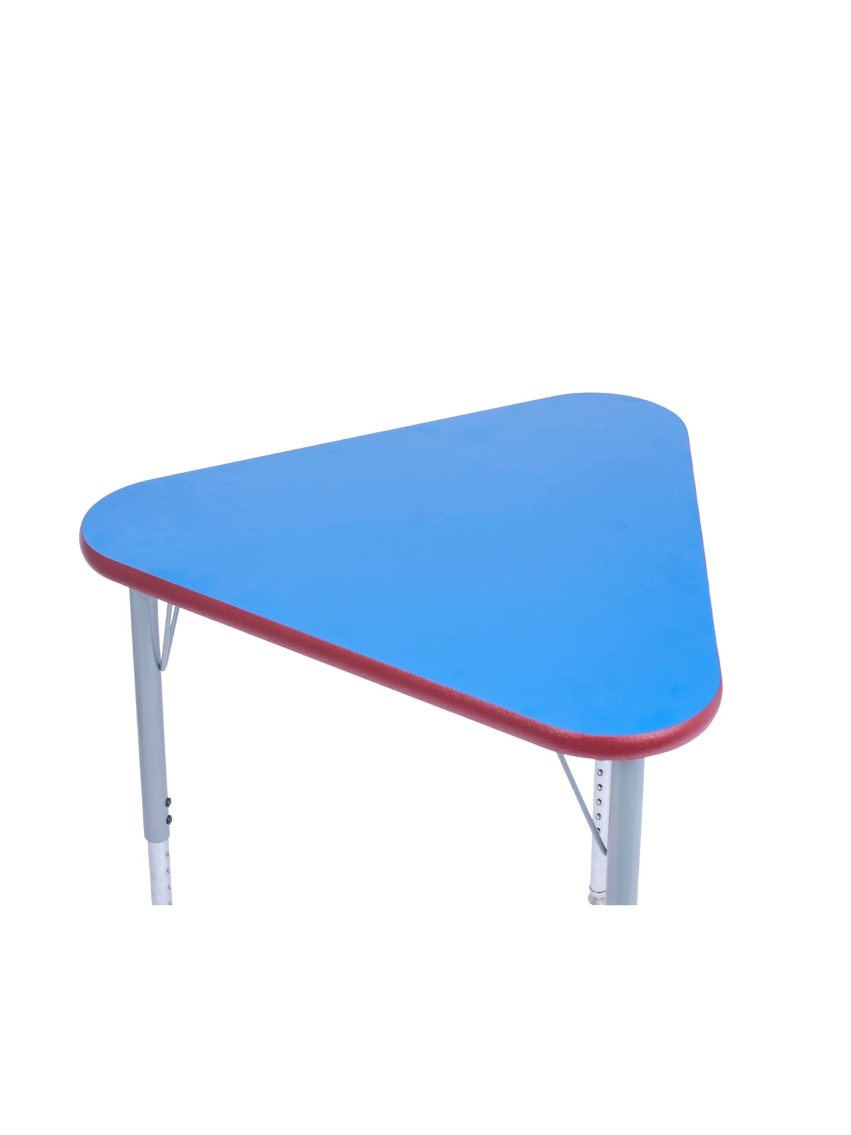 Adjustable Height Triangle Collaborative School Desk - Kids Activity Table for Classroom, Study & Group Work - Perfect for Learning, Arts & Crafts