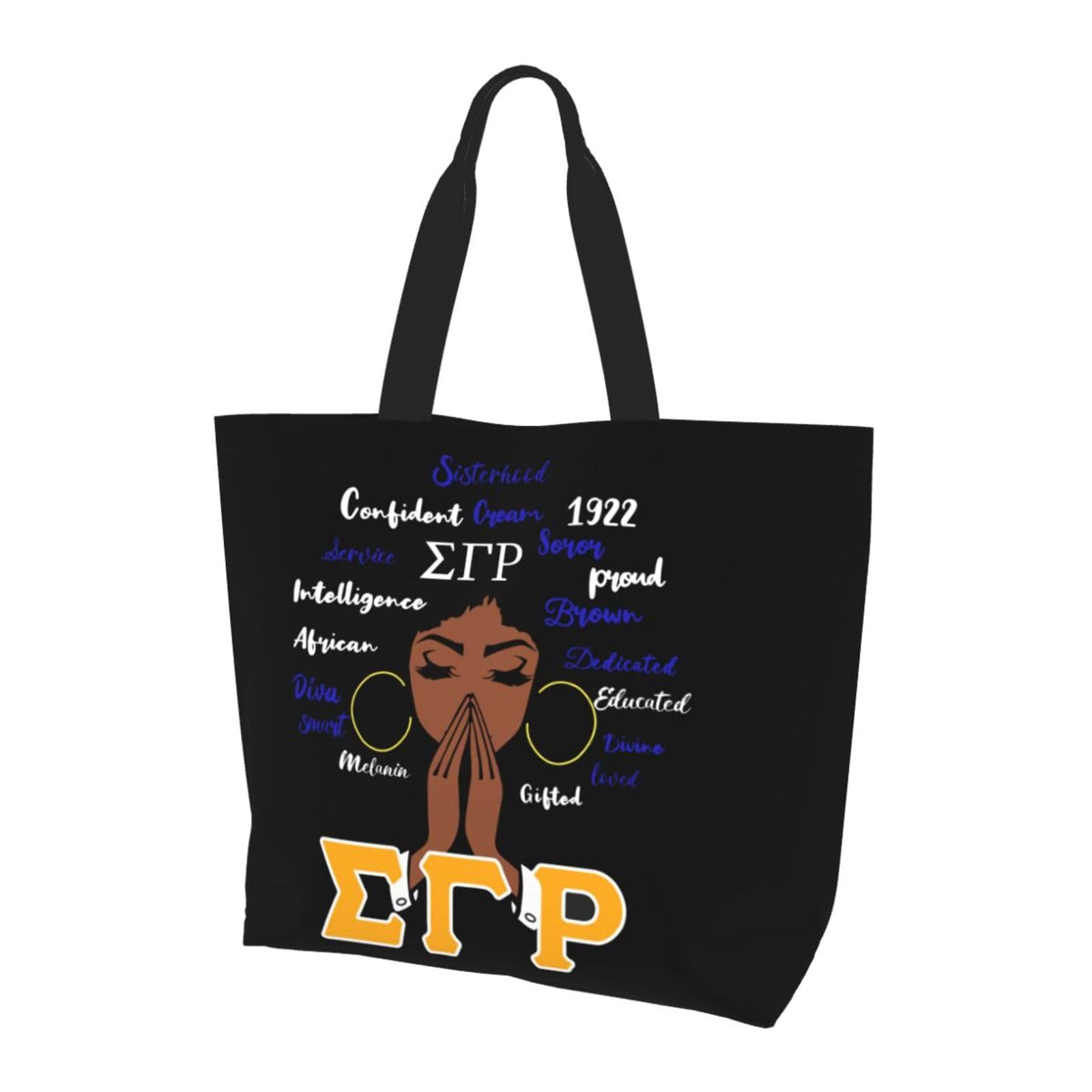 Sorority Tote Bag for Women - 1922 Reusable Large Fashion Beach & Shopping Shoulder Bag - Perfect for Sorority Gifts, College Life, Beach Trips & Daily Use