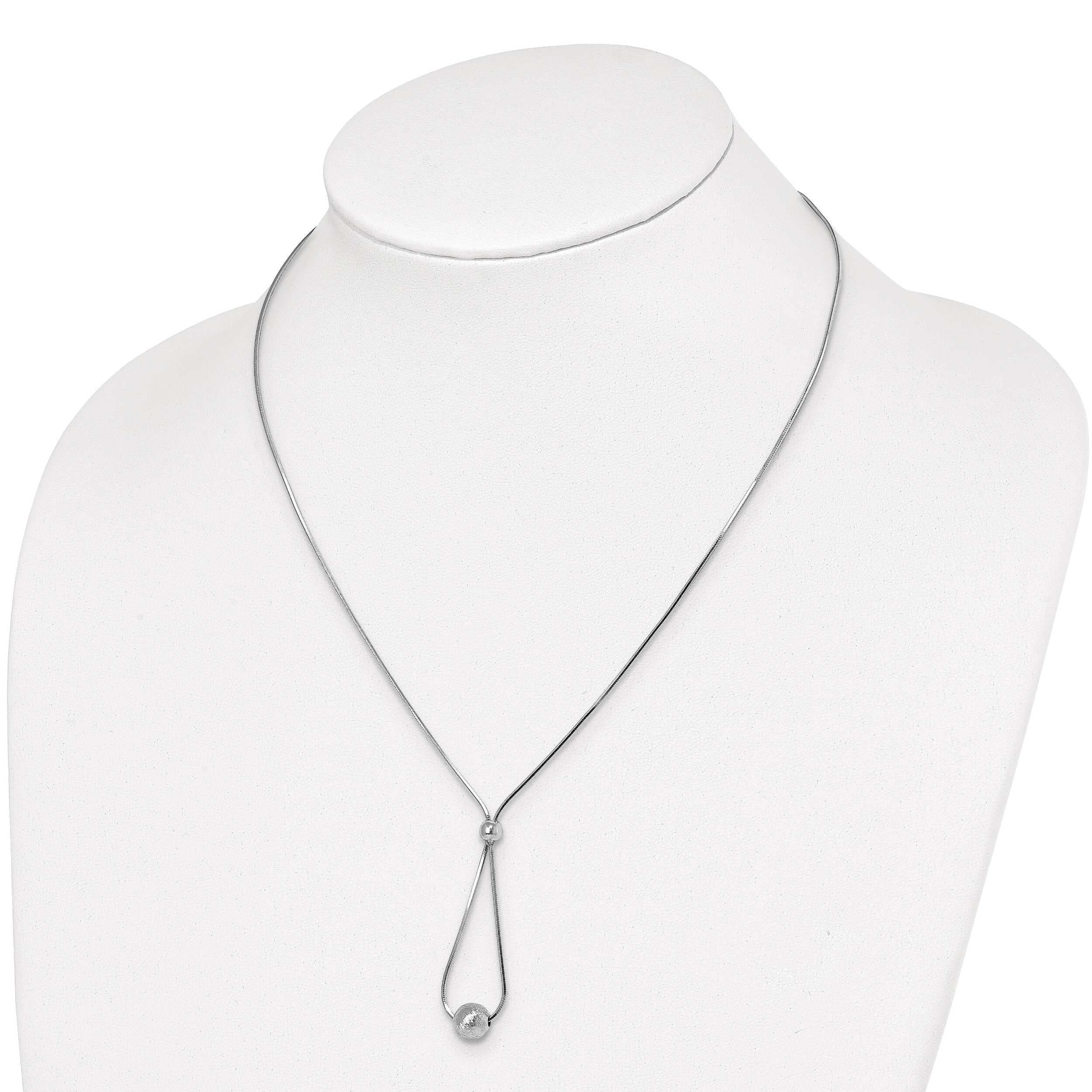 925 Sterling Silver Polish Laser Cut Bead Necklace for Women - Elegant Layered Jewelry Gift for Birthday, Anniversary & Special Occasions