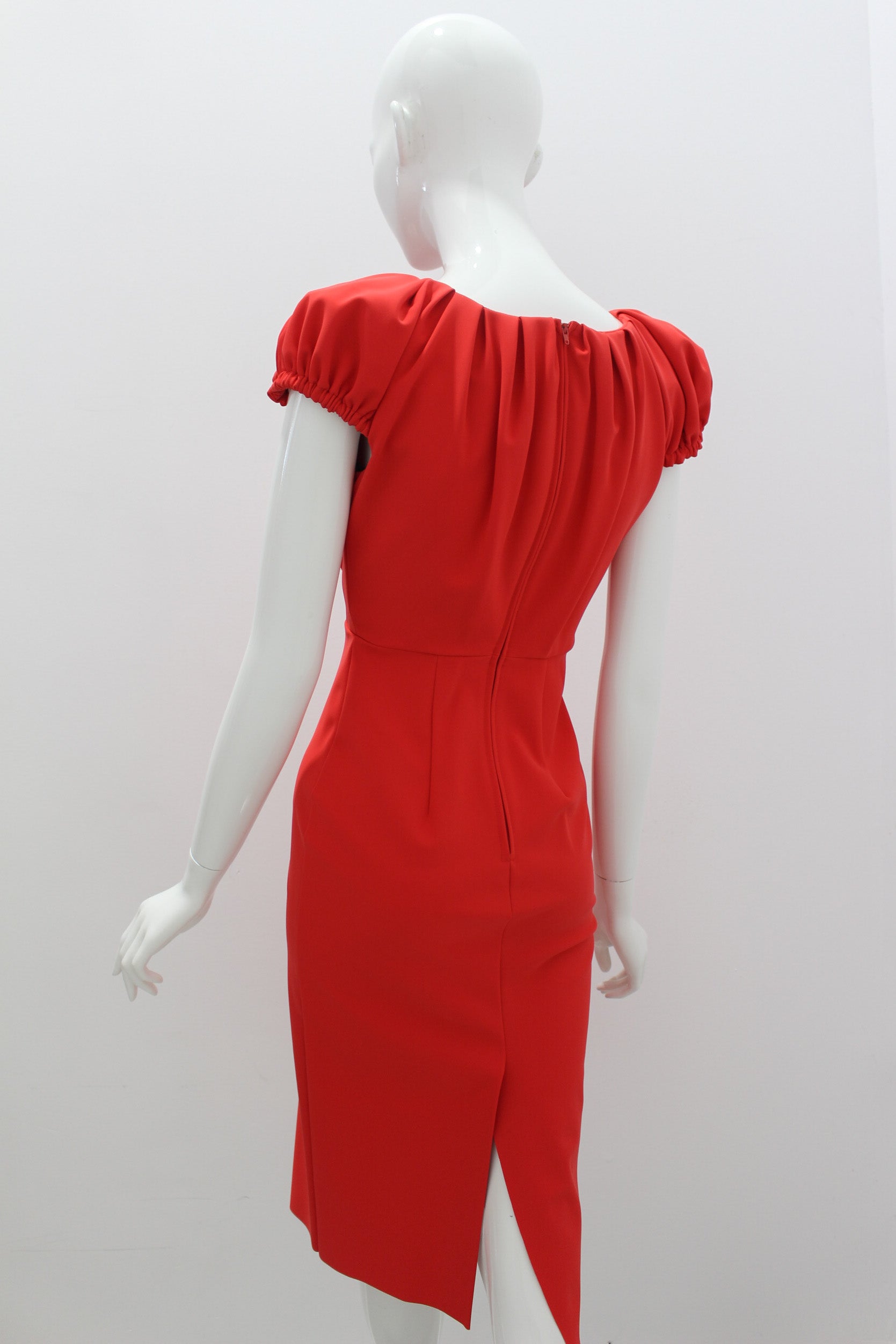 Greta Constantine Oneida Scoop Neck Dress with Gathered Top - Elegant Women's Party Cocktail Dress for Evening Events & Special Occasions
