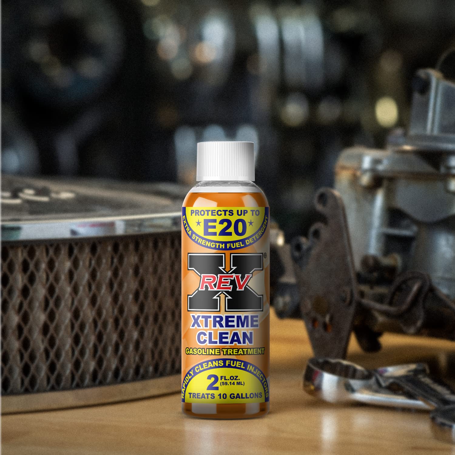 REV X Xtreme Clean Fuel System Cleaner - Highly Concentrated Formula (2 fl oz Treats 10 Gallons) - Removes Deposits, Improves MPG & Performance - Ideal for Cars, Trucks & SUVs