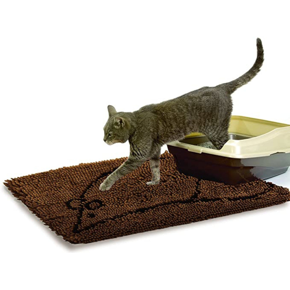 Dog Gone Smart Cat Litter Mat - Large Waterproof Litter Trapping Mat for Kitty Litter Box - Non-Slip Floor Protection for Home Use - Perfect for Hardwood & Tile Floors